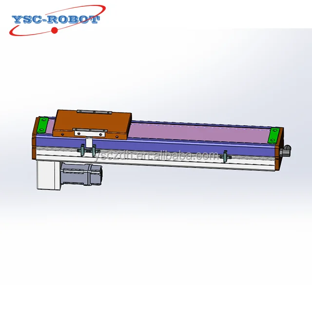 50mm幅単軸ロボットアーム 50mm-600mmストローク ボールねじ駆動リニアガイドモジュール