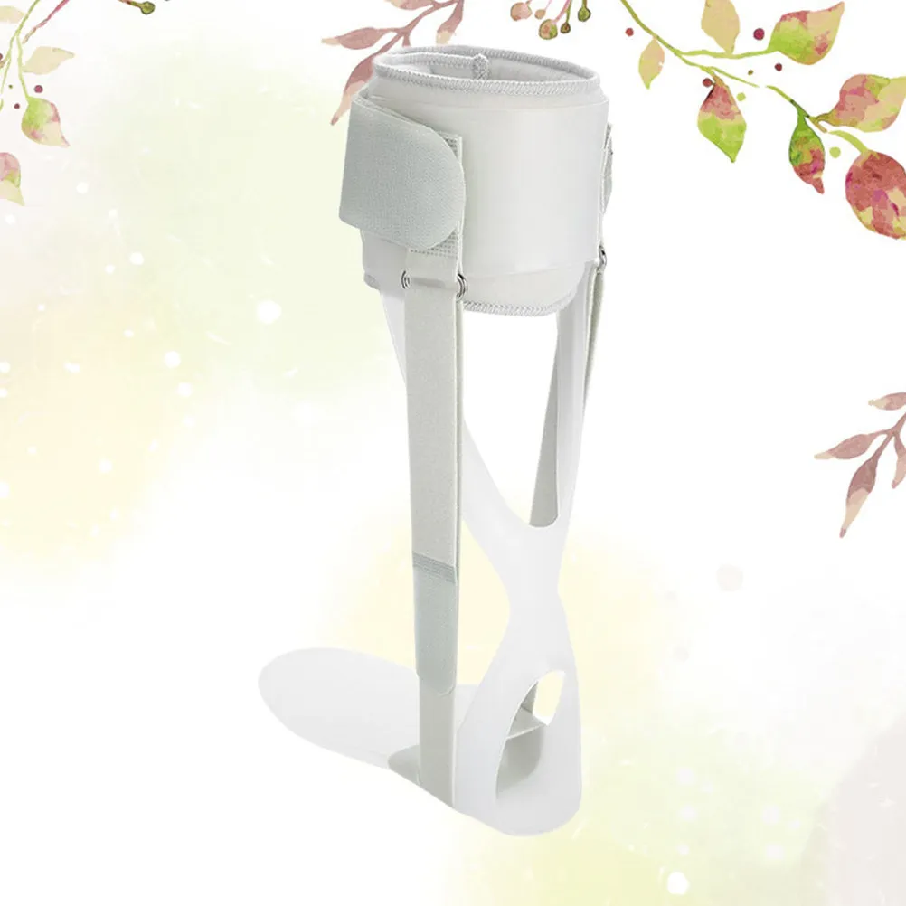 

PP Fabric Left Foot Orthotic Brace Durable Comfortable Support Foot Sag Horseshoe Valgus Night Splint Grey Size L