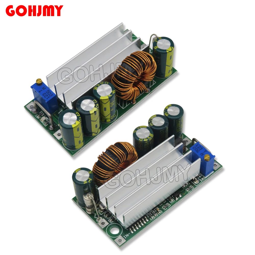 GOHMJY  AT30 Converter Buck Boost Module Replace  XL6009 4-30V To 0.5-30V Automatic Step Up Down DC Power Supply