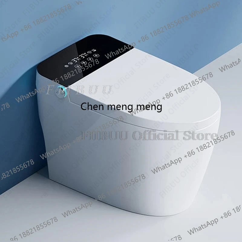 

Luxury Smart Toilet Built In Water Tank Toilet Heated Seat Elongated Toilet Blackout Food flush Night Light Built-in Bidet Seat