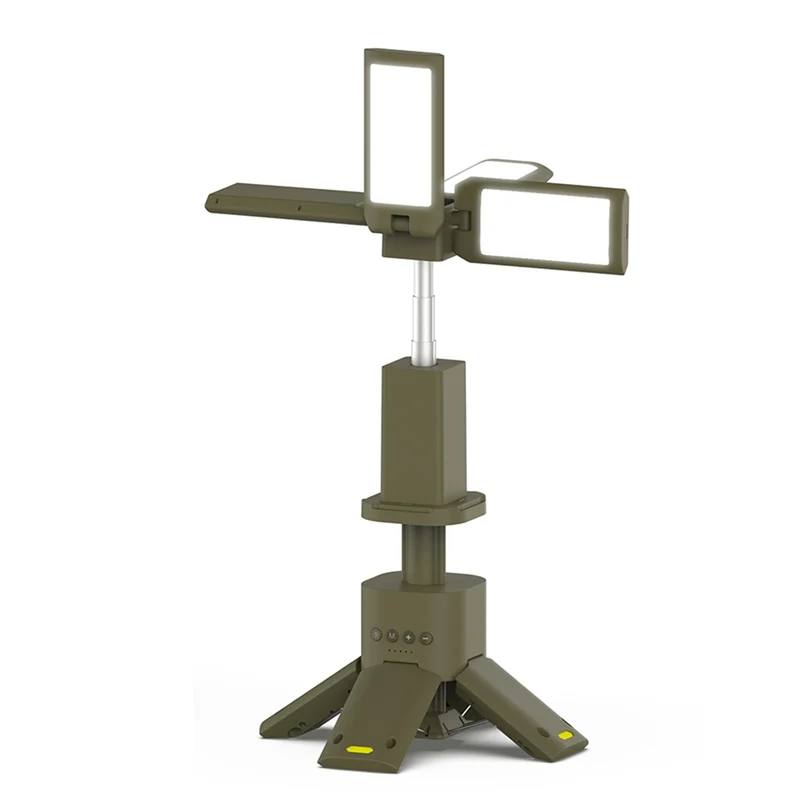 Lanterna de acampamento telescópica KYCOR Lanterna LED externa para caminhadas, barraca de pesca, emergência