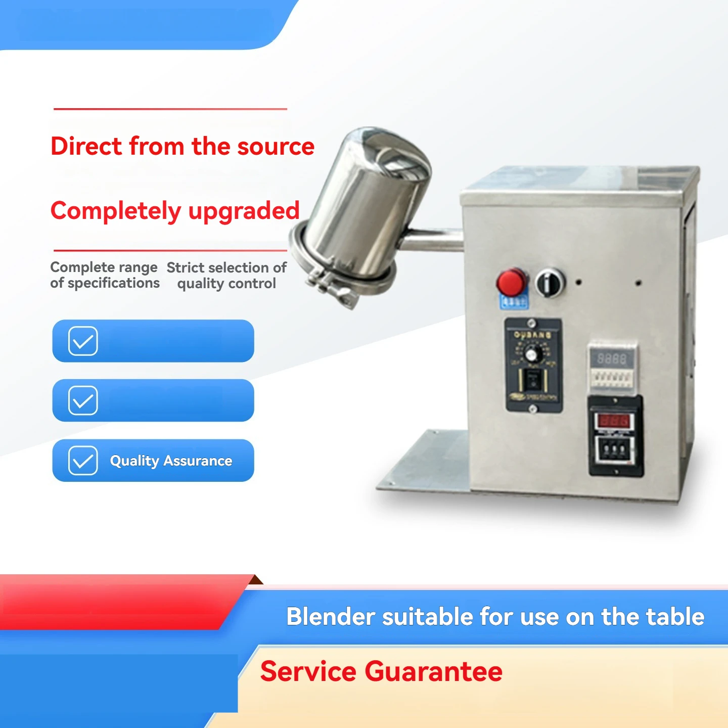 Small Stainless Steel Laboratory Powder Mixer Pharmaceutical Chemical Silent Traditional Chinese Medicine Seasoning Mixer