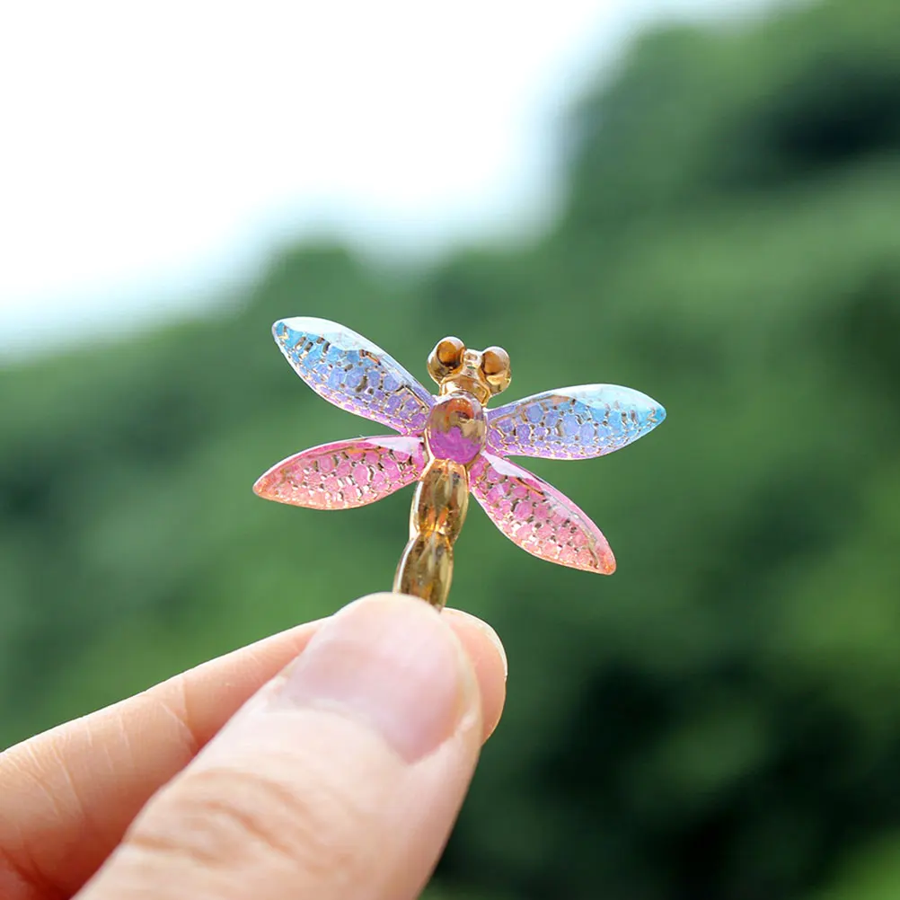 

24 Pcs Insect Accessories Dragonflies Decor Lifelike Charms Acrylic Jewelry Making DIY Pendants Headdress Smooth Non Fading