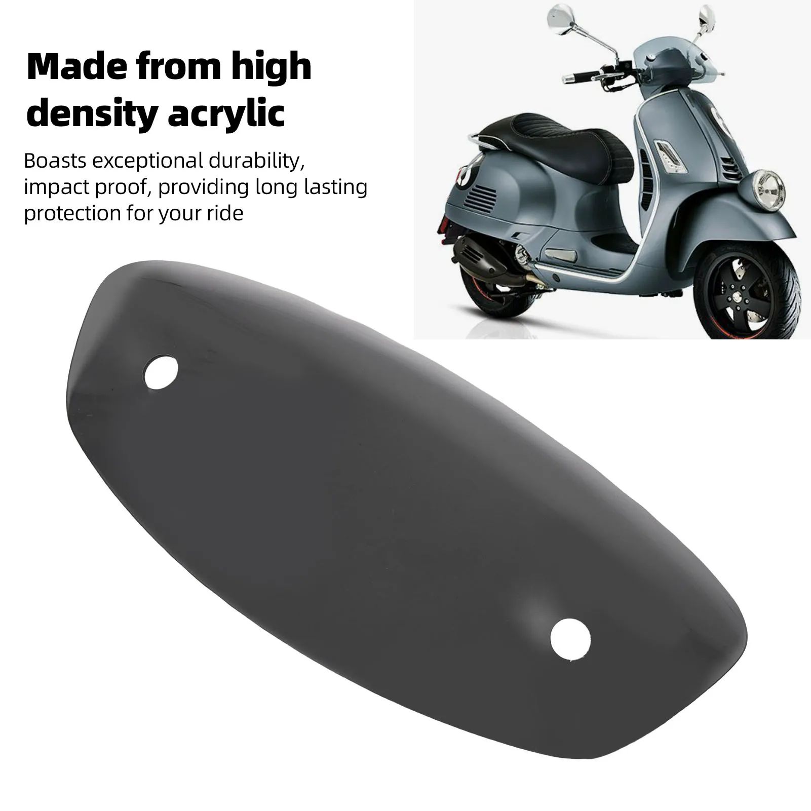 

Motorcycle Windshield High Density Acrylic Long Lasting Protection Easy Installation Stylish Replacement for GTV Sei Giorni