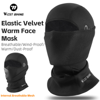 WEST BIKING Winter Cycling Skiing Warm Balaclava Breathable Mask Full Face Protection Double Layer Thickening Thermal Sport Gear
