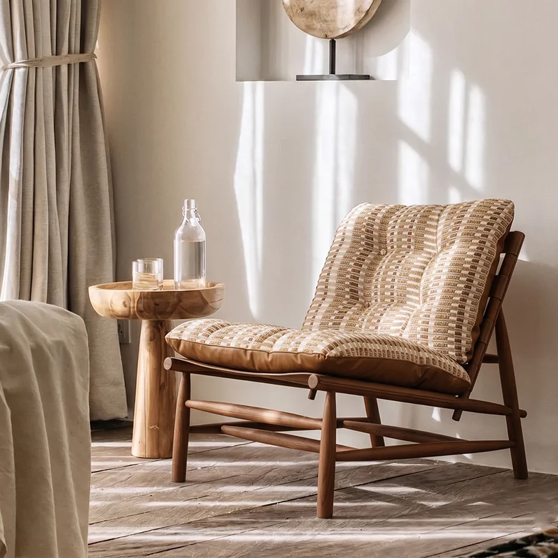 Fancy Beauty Living Room Chairs Luxury Ergonomic Italian Wooden Lounge Chair Bauhaus Comfy Reading Poltronas Home Furniture