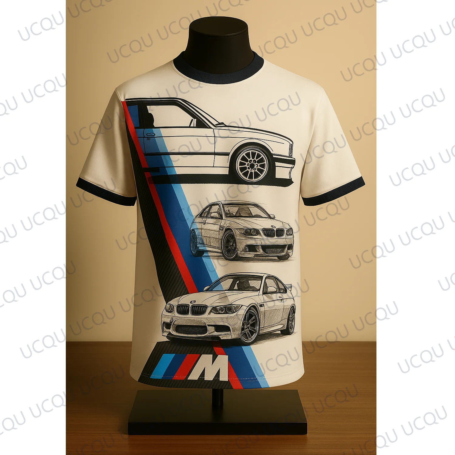 

2025 Новая классическая гоночная футболка BMW M Power Retro — мягкая и удобная винтажная спортивная футболка для любителей автомобилей