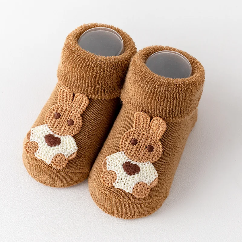 جوارب جديدة للخريف والشتاء سميكة ودافئة للأطفال والرضع