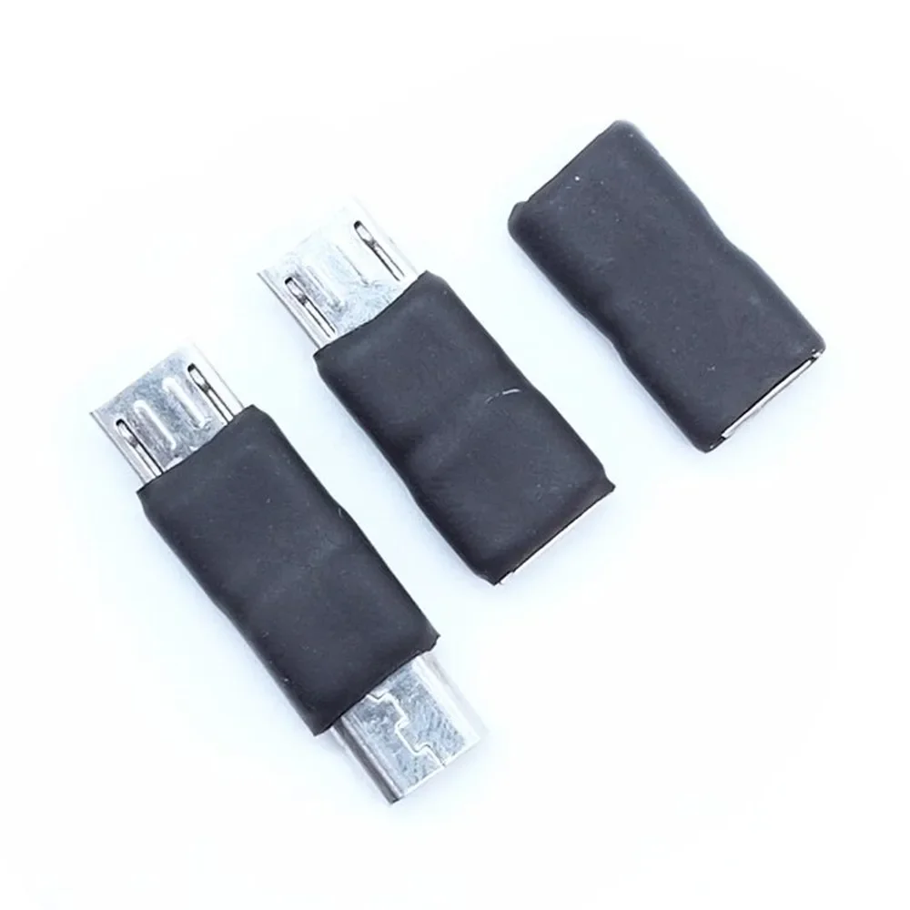 

Micro USB Female to Micro USB Connector Adapter Plug L Shaped Micro USB Male to Female Converter DIY