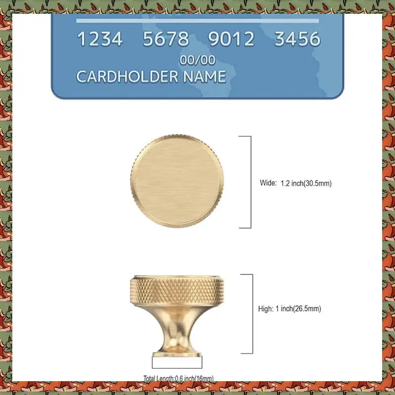 

ABLQ 30 Pack 1.2 Inch Brushed Gold Cabinet Knobs Knurled Kitchen Cabinet Knobs Gold Drawer Knobs Round Dresser Knobs
