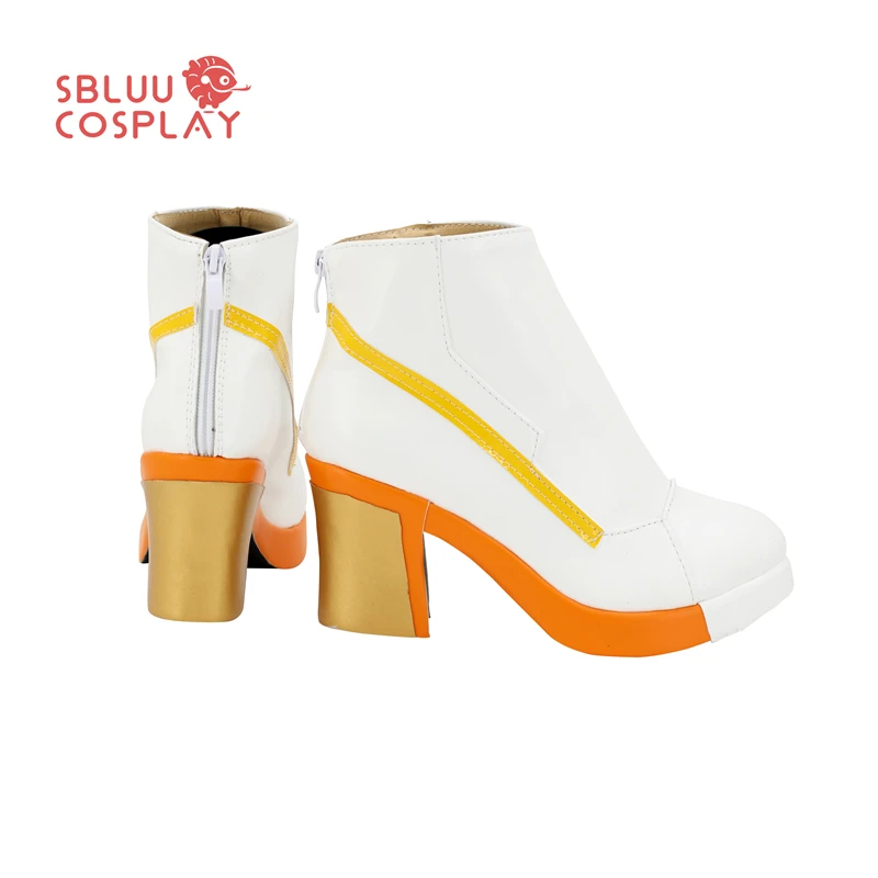 SBluuCosplay Gioco OW Brigitte Scarpe Cosplay Stivali su misura