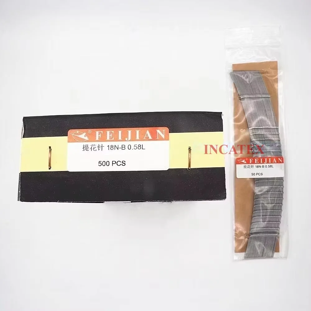 500 Pcs Genuine Feijian Knitting Selector 18N-B 0.58L For Sock Knitting Machine