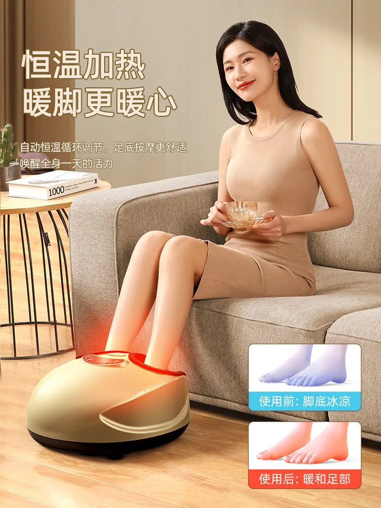 Automatic Kneading Foot Spa Massager Compatible For Aux Therapy Holiday Gift For Parents Household Massage Device