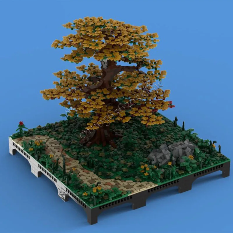 2660 Stück Bäume Diorama eines Ahornbaums MOC Anpassen des modularen Bausteins kreatives Design pädagogisches DIY-Spielzeug Geburtstagsgeschenk