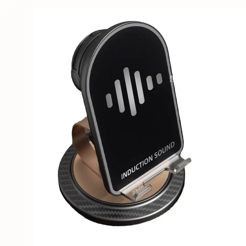 

Phone Desk Holder With Induction Sound Mobile Holder With Bluetooth Speaker Table Ornament Multi-Purpose Phone Holder