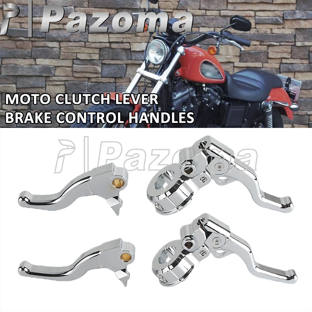 Handle Control Brale Clutch Levers Motorcycle Left&Right Lever For Harley Sportster XLH1200 XLH883 Roadster XL883R Custom Hugger