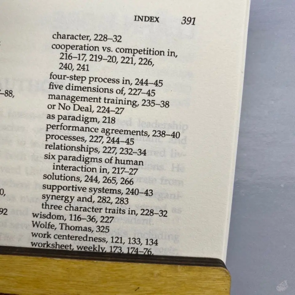 Le 7 abitudini di persone altamente efficaci di Stephen R. Libro di lettura per la gestione professionale originale in inglese Covey