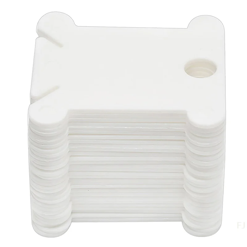 [YU] 50/200 pièces bobines de fil de carton bobine de fil outil de couture support de bobine pour point de croix broderie fil de coton bricolage
