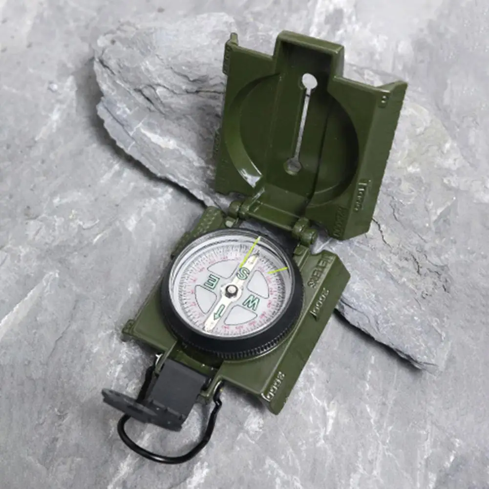 Outdoor Survival Compass Precise Scale Waterproof Metal Camping Hiking Backpacking Handheld Orienteering Compass 생존 지침서