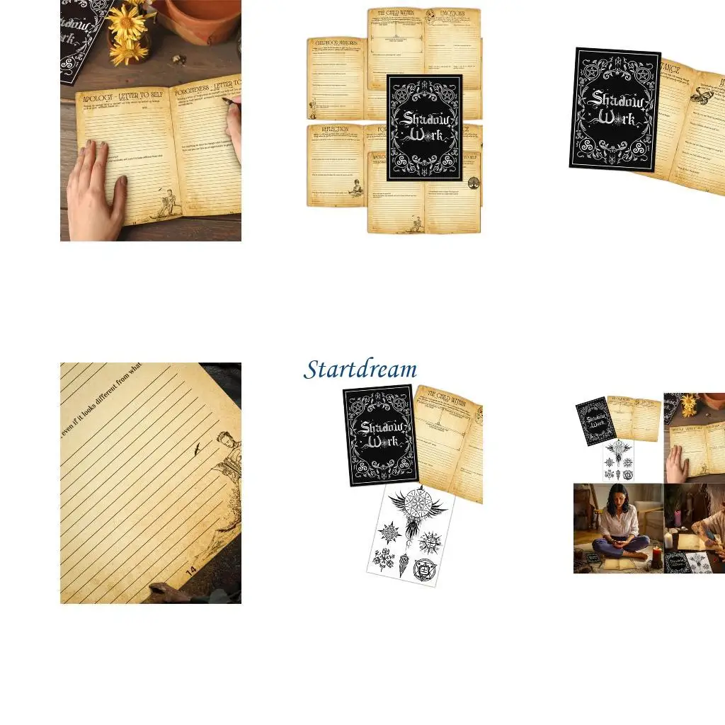 Gothic Notebook With 42 Sheet Occult Journal 125x175mm K92C