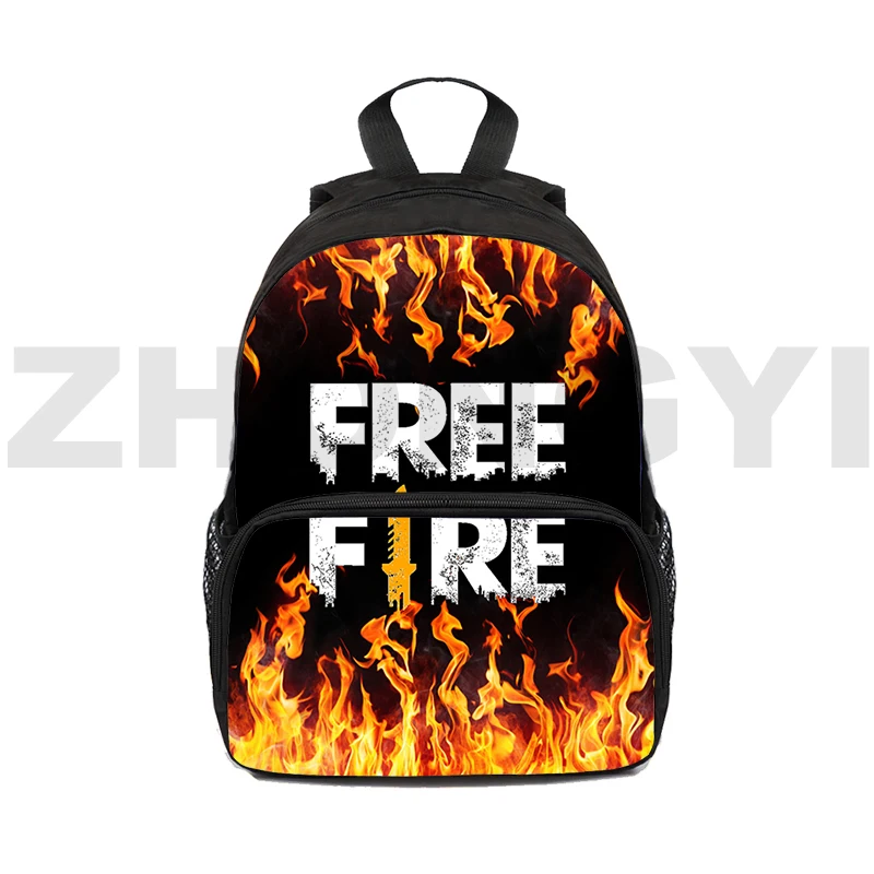 Free Fire Garena Schoolbag para Meninas Adolescentes, Sacos de Viagem, Laptop Bookbag, 3D Print, Hot Mochila para Mulheres, 16"