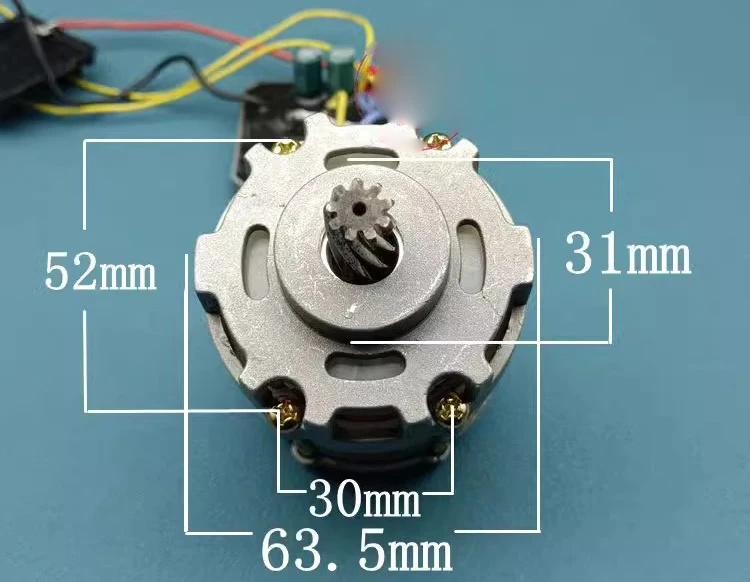 Moteur et pilote sans balais DC36V à 9 dents