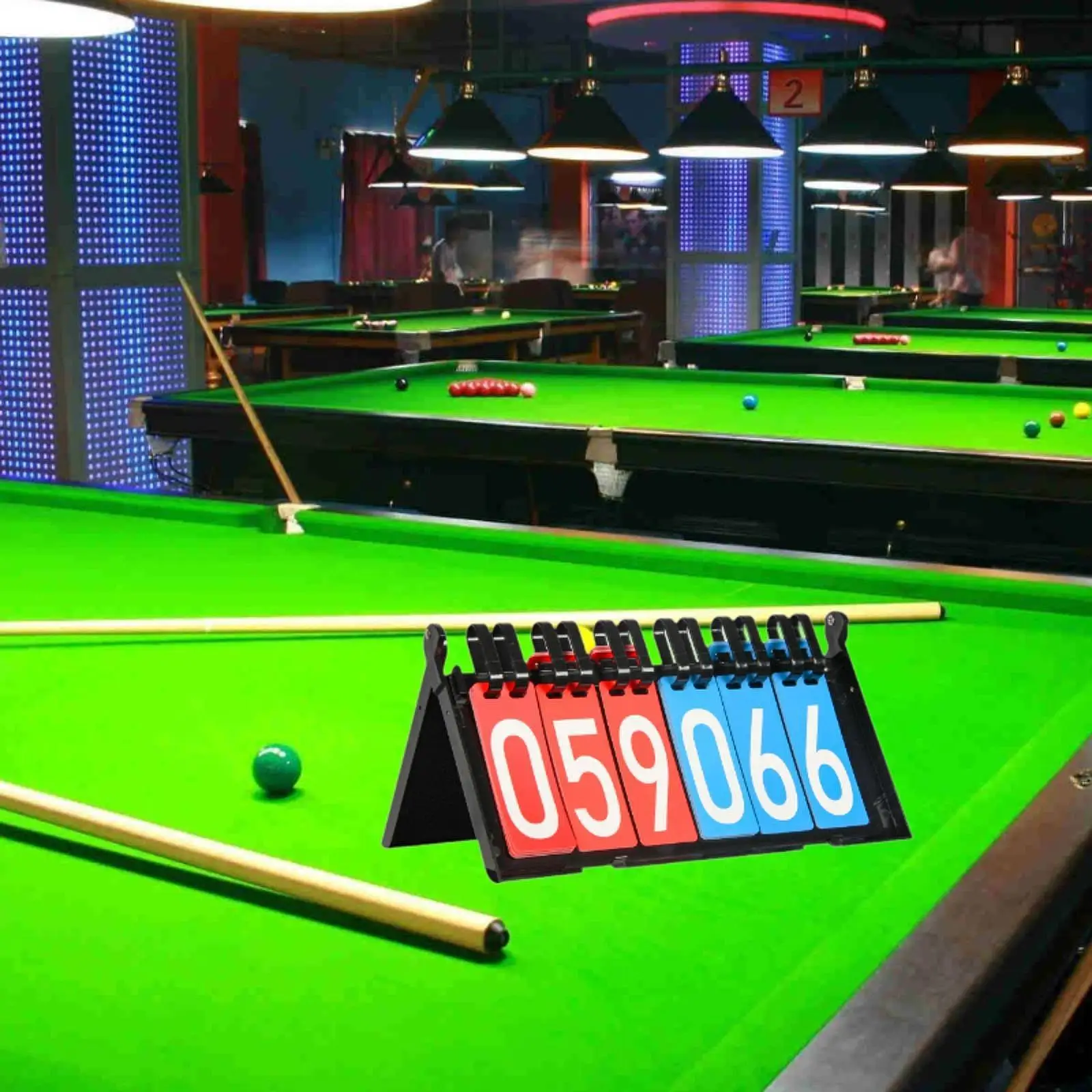 Score Keeper Tabletop Scoreboard Compact Portable Score Card Flipper Score Board for Volleyball Tennis Competition Billiards