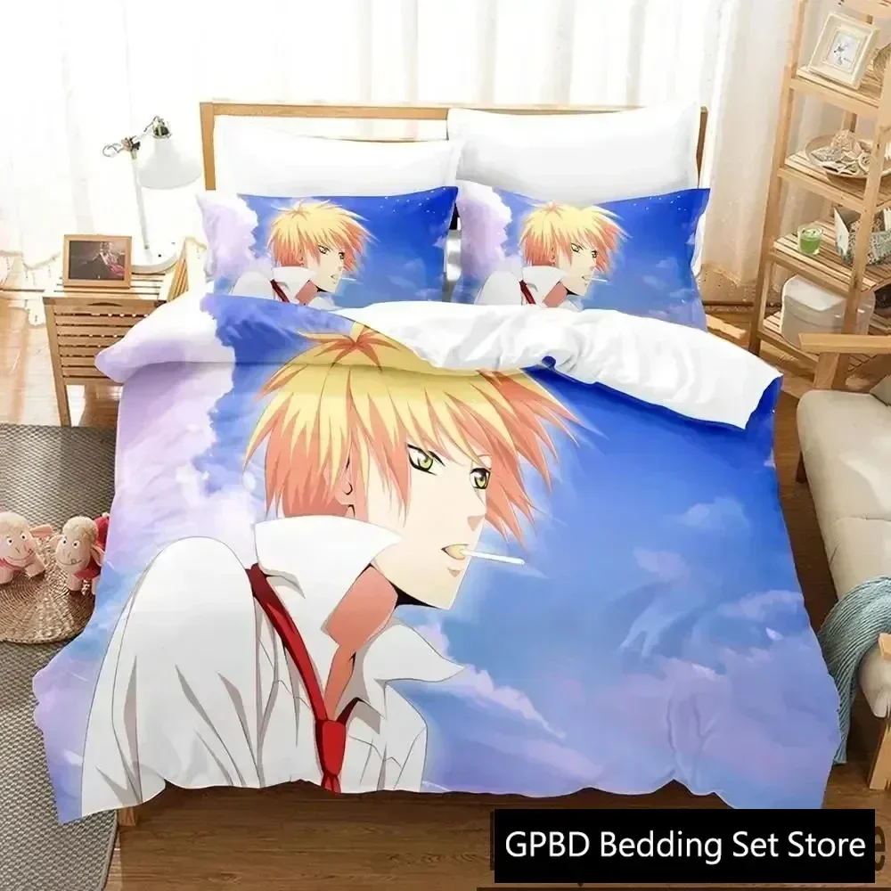 

Luxury New 3D Print Anime Maid Sama Misaki Bedding Set Duvet Cover Bed Set Quilt Cover Pillowcase Queen Size Boys Bedding Set