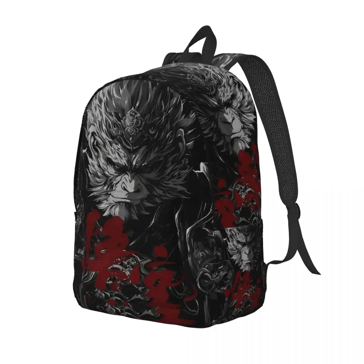 Black Myth Wukong Monkey King Backpack for Men Women Student Business Daypack 2024 Game Laptop Computer Canvas Bags Lightweight