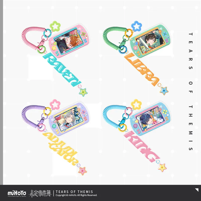 MiHoYo Tears of Themis Found you series Luke Pearce Artem Wing Vilhelm Anime Acrylic Pendant Keychain Ornament Birthday Gift