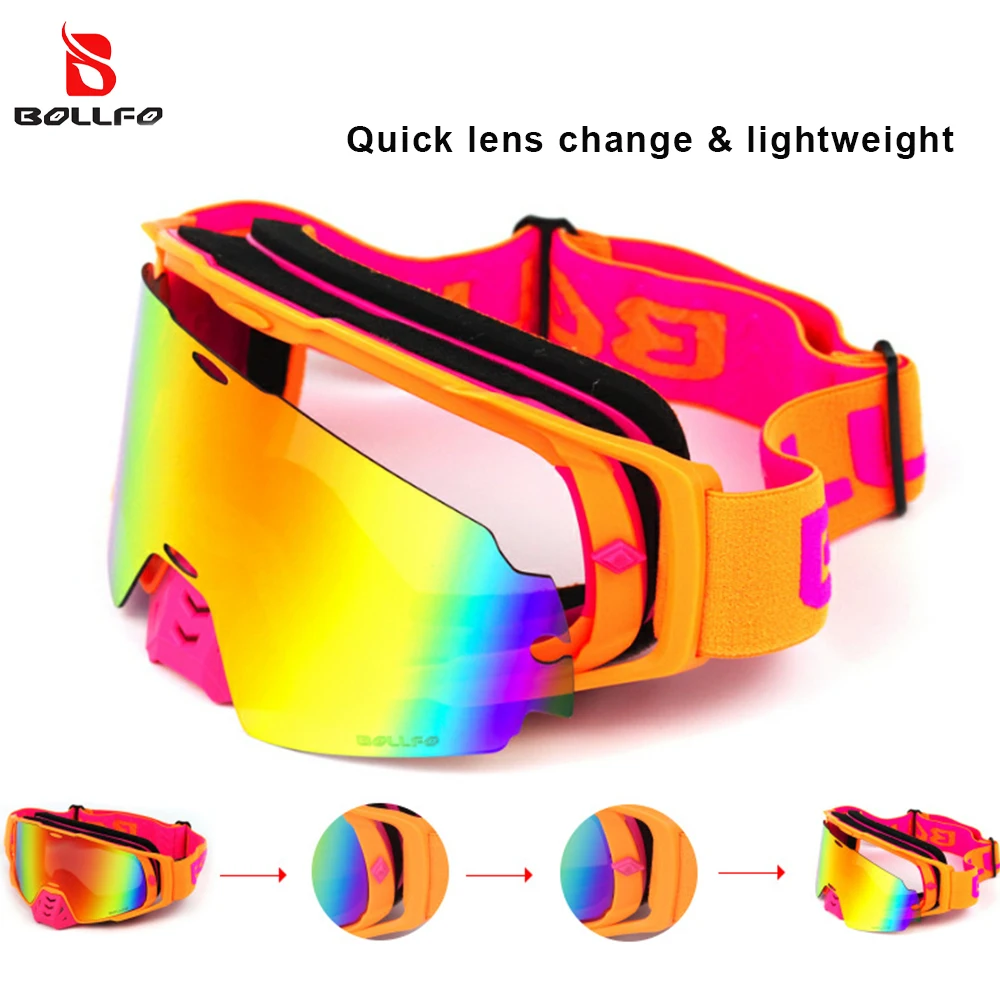 Motorcycle Men's Glasses Motocross Goggles Off-Road Helmet UV400 Sunglasses MTB Dirt Bike Goggles Dustproof Racing Snow Eyewear