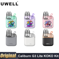 Original Uwell Caliburn G3 Lite KOKO Kit 25W Vape 1200mAh Battery 2.5ml 0.6ohm Caliburn G3 Integrated Coil Cartridge E Cigarette