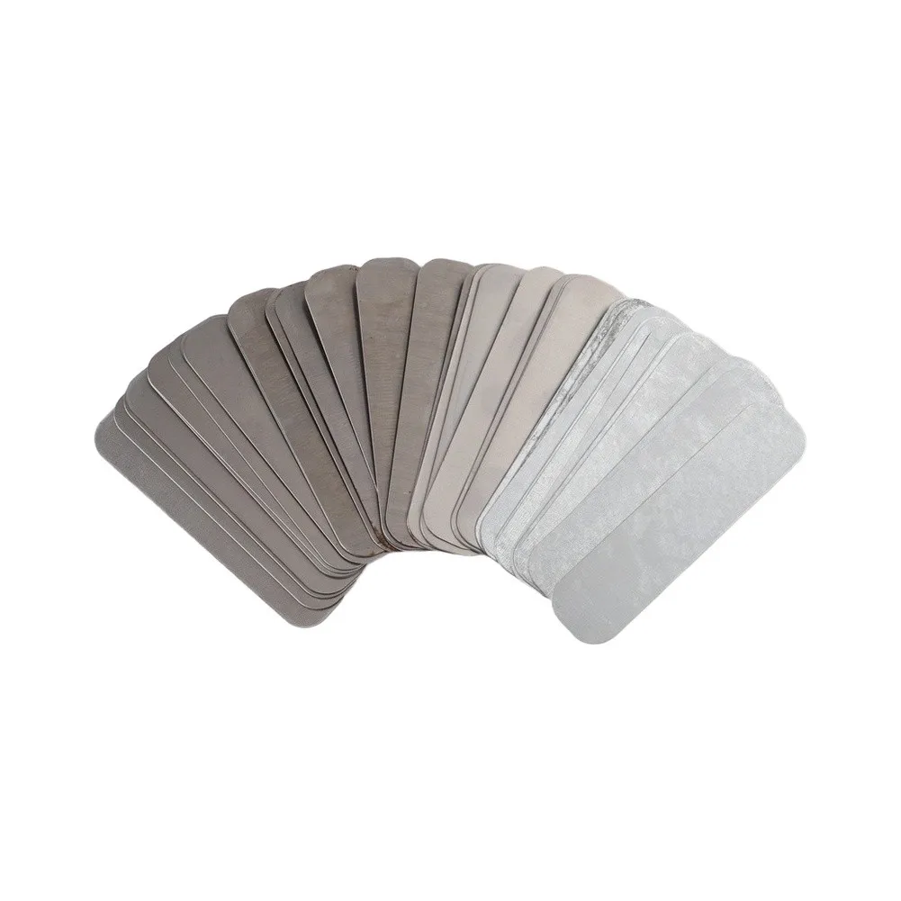 CNC Lathe Tool Holder Spacer Gasket Set 50pcs Metal Shims in 0.1 0.2 0.3 0.4 0.5mm Thicknesses for Accurate Setup