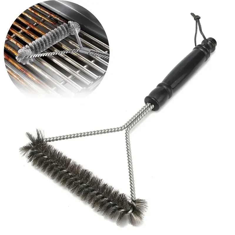 

1-20pcs BBQ Grill Cleaning Brush&Scraper Stainless Steel Wire Brush Kitchen Cleaner Safe Accessories&Tools for Barbecue Oven