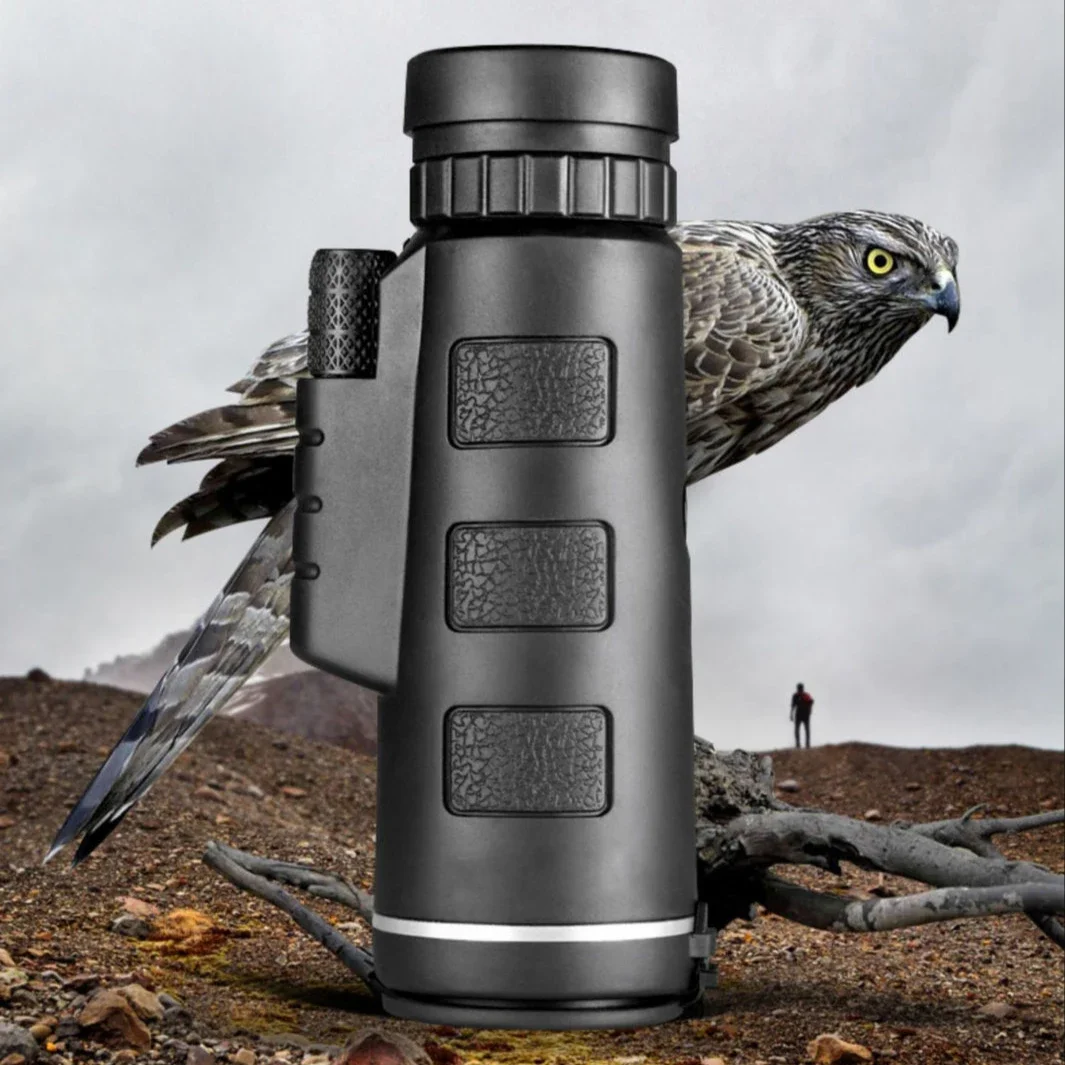 تلسكوب عدسة الهاتف 40X60 التكبير مناظير أحادية رؤية واضحة جيب تلسكوب مع جميع حامل الهواتف الذكية للتخييم #1