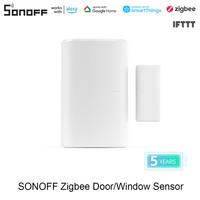 New Sonoff Zigbee Door Window Sensor SNZB-04P 5 Years Battery Life Support Alexa Google Home Assistant Smartthings Alice Hub