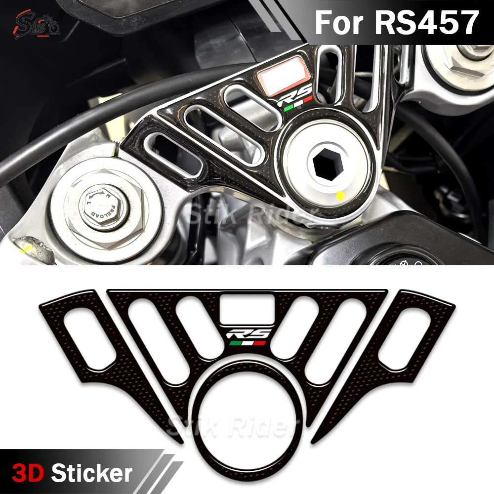 

For Aprilia RS457 RS 457 2024 2025 Protector Tank Pad Side Grips Gas Fuel Oil Kit Knee Fairing Fender Wheels Stickers Decals