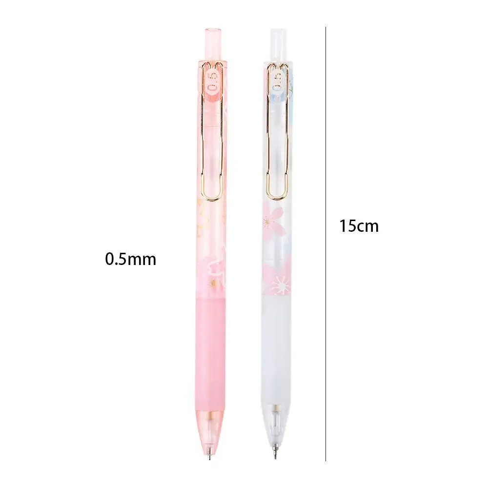 Gifts Kawaii Sakura Season Stationery Drawing Sketch Automatic Pencil Mechanical Pencil Sakura  Blossom Pencil Writing Pen