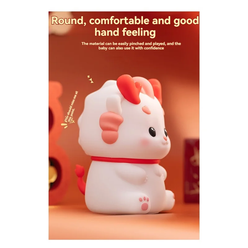 LICE-Xiaolong Night Light USB Ambient Light โคมไฟข้างเตียง Creative Sleeping Night Light