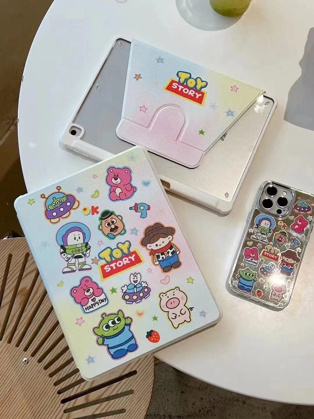 

Cartoon Buzz Lightyear Case For iPad Air 11 Case 10th 11th A16 9th For iPad Pro 11 4 5 10.9in 12.9 M2 M3 M4 Mini 7 Pencil Holder