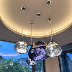 Original LED Pendant Lights Lava Lamp PVC Lighting for Living Room Indoor Decor Home Fixtures Loft Kitchen Hanging Lamp