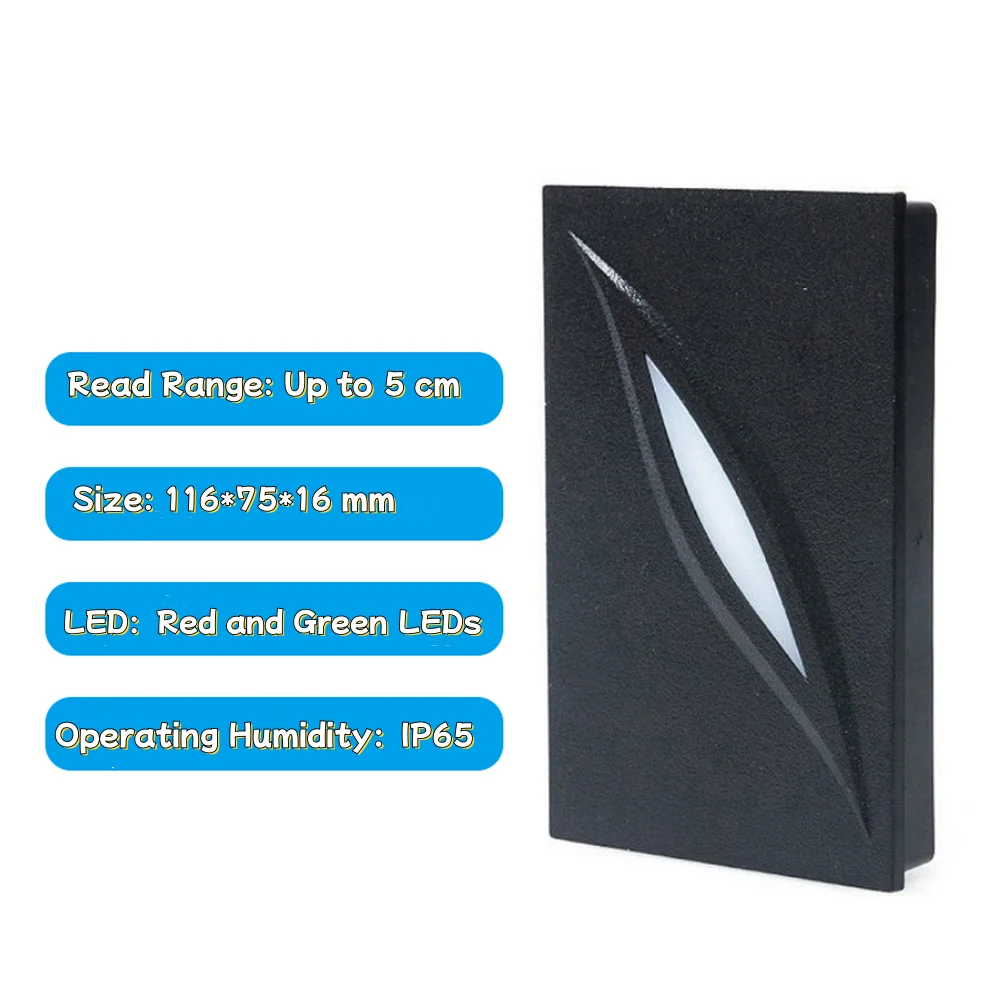 

KR100M IC Card wiegand 13.56mhz reader czytnik kart rfid card reader control de acceso lecteur nfc rfid access control for door
