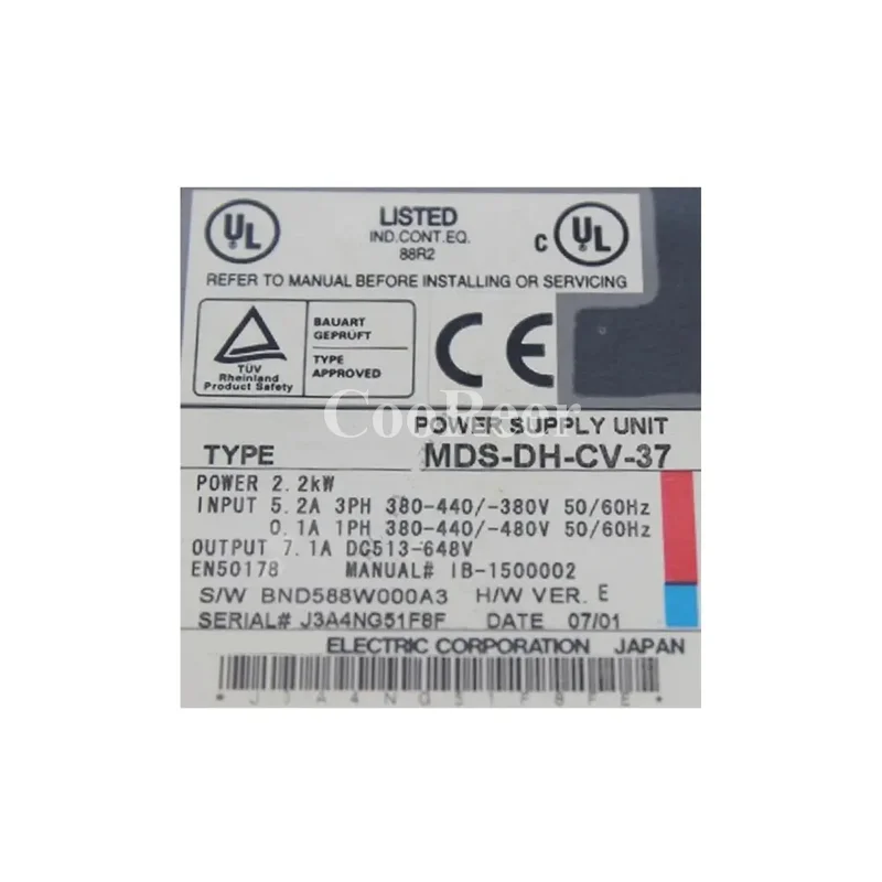 MDS Series Servo Driver MDS-DH-CV-37 MDS-DH-CV-75 New Please Enquire