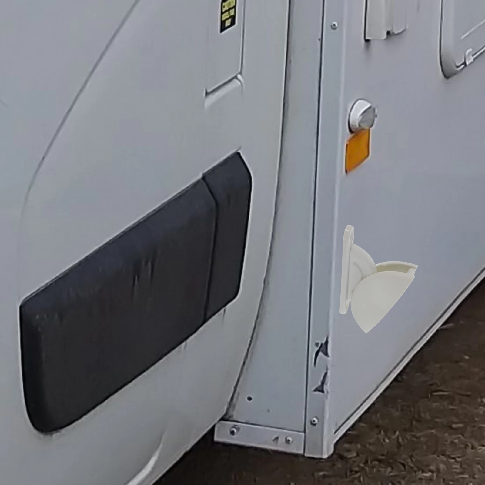 

Nylon Silent Camper Exterior Door Hold Stoppers White Universal Trailer Caravan Door Catch Latch Holder Keeper