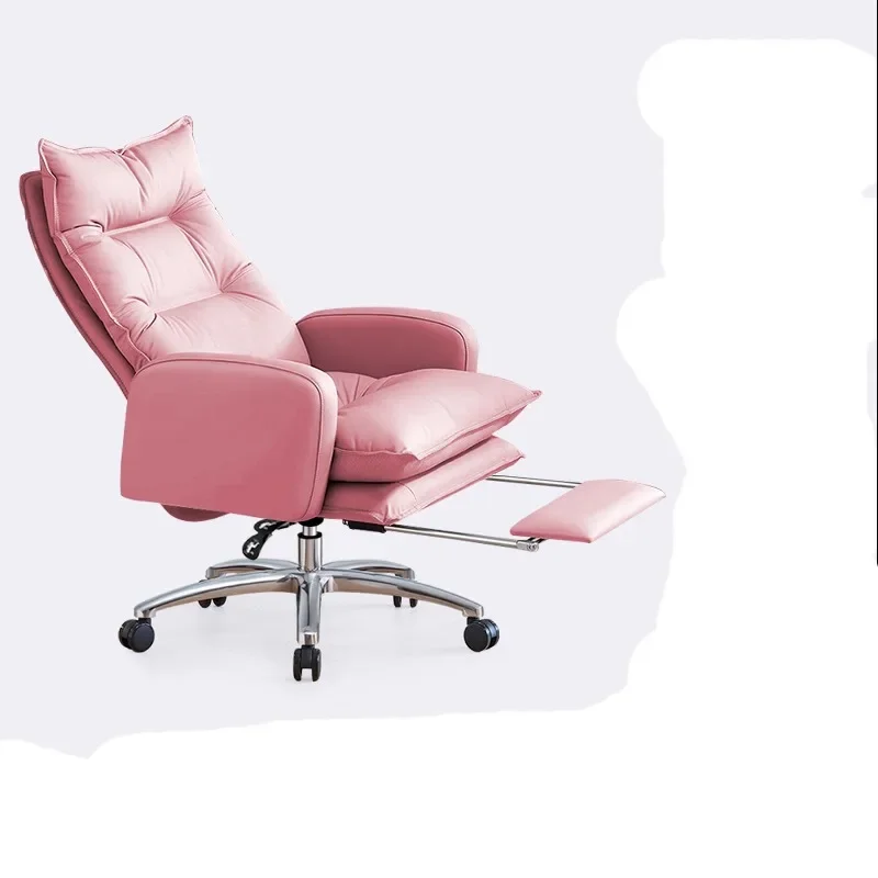 

Ergonomic Genuine Leather Office Chair Esports Arm Office Chair Mobile Computer Recliner Comfort Home Sedia Ergonomica Furniture