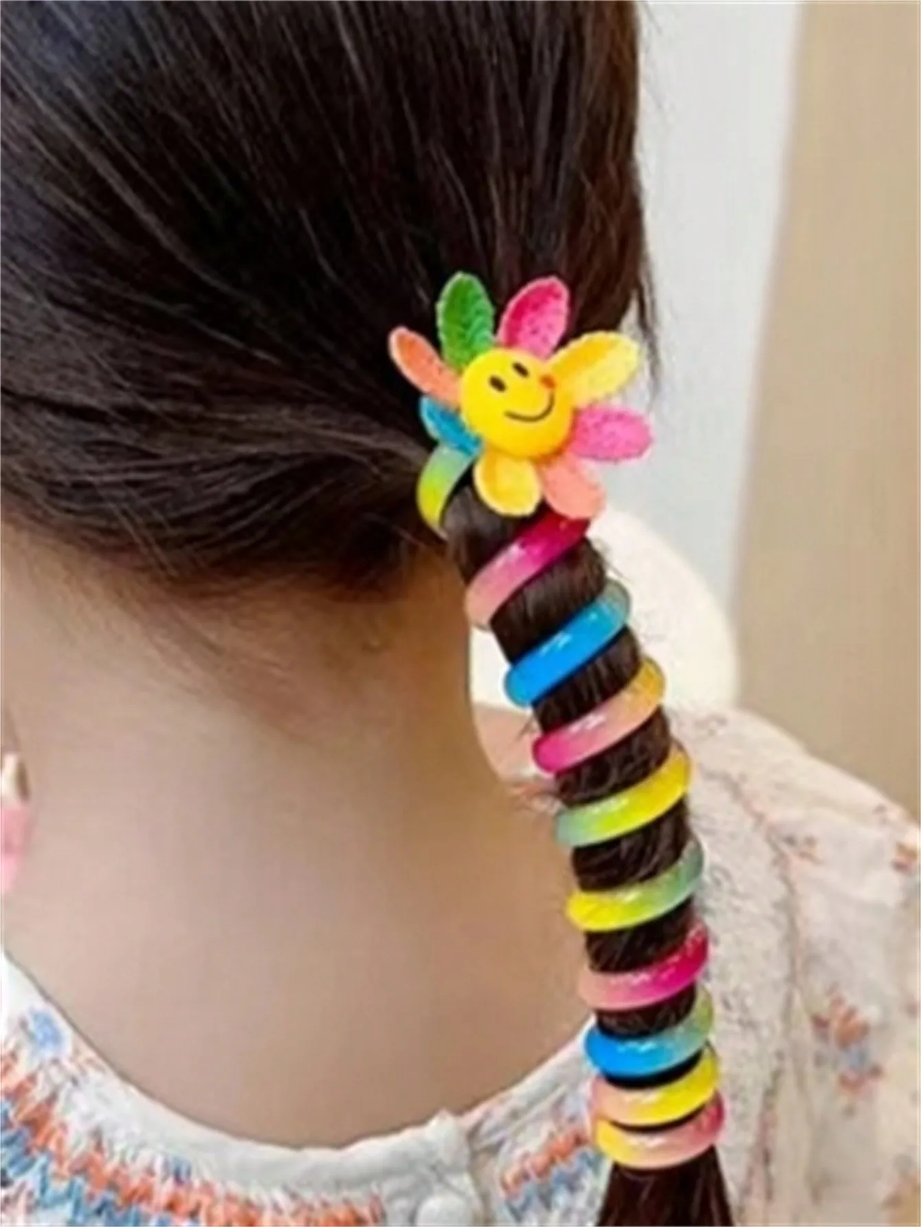 5 new cute phone line scrunchie braided hair corset High bullet rope leather band rope durable hair accessories