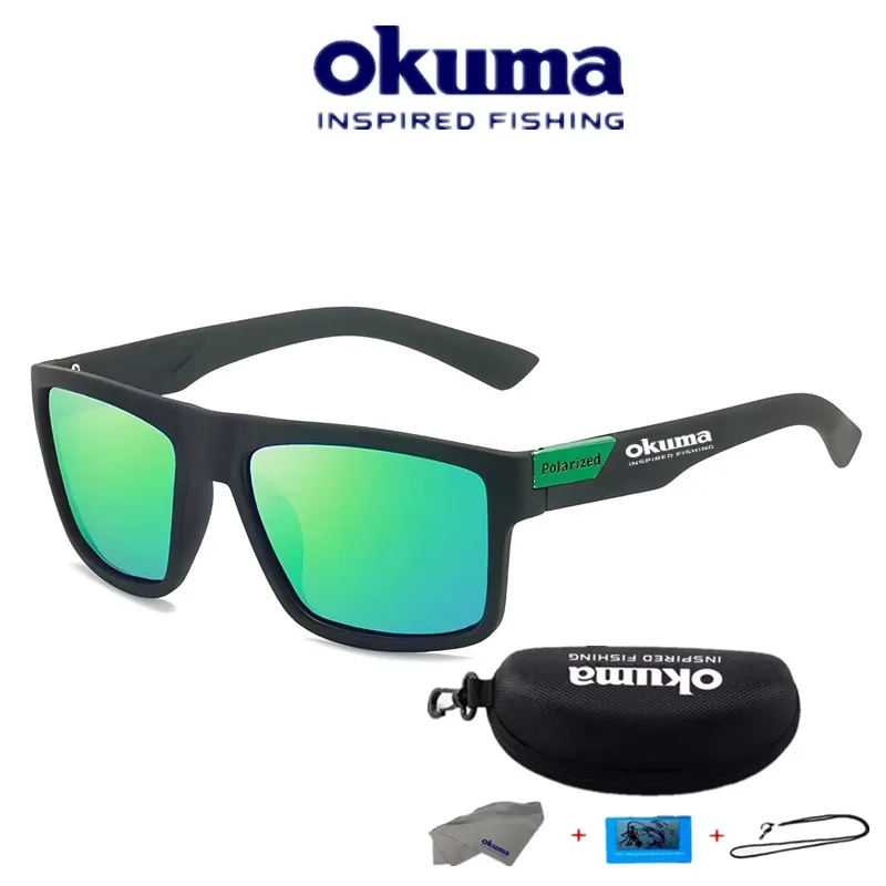 Okuma Polarisierte Sonnenbrille UV400 Angelbrille für Herren Damen Outdoor-Sport Radfahren Jagd Autofahren – Detail 8