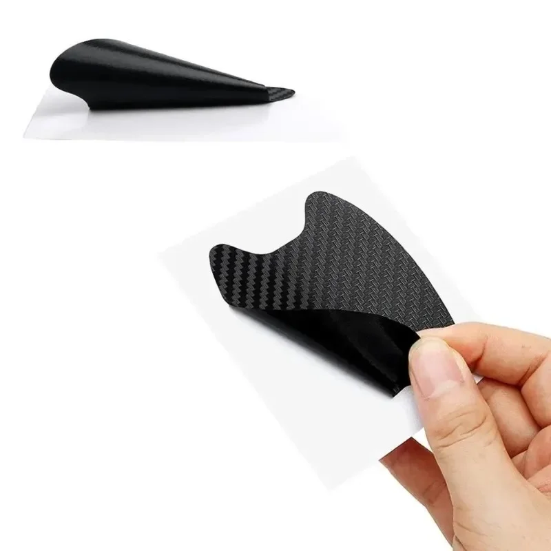 8Pcs Car Stickers Anti Scratch Car Door Handle Carbon Fiber Protector Automobiles Handle Protection Film Styling Exterior