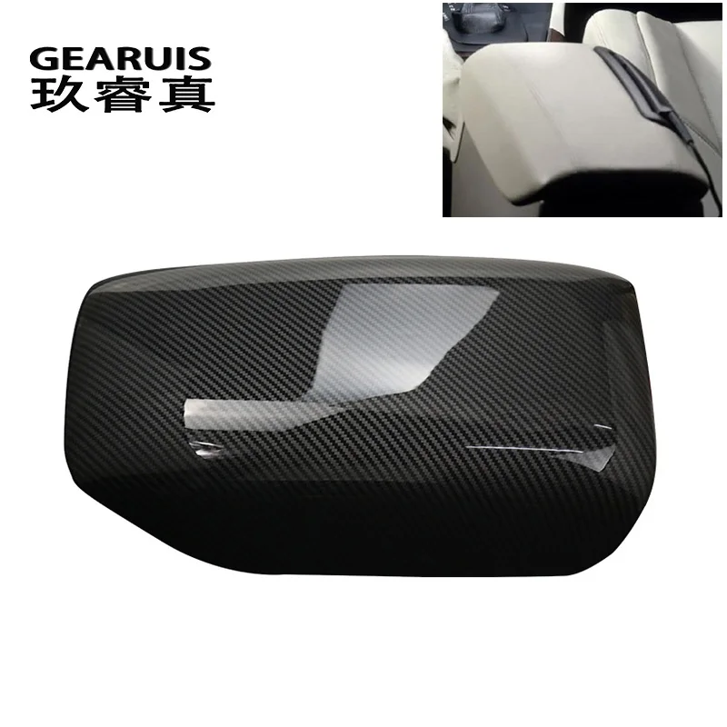 

For Volvo S80 1999-2005 Carbon fiber Car Center Console Tidying Armrest Box Panel Cover Sticker Styling Interior Accessories