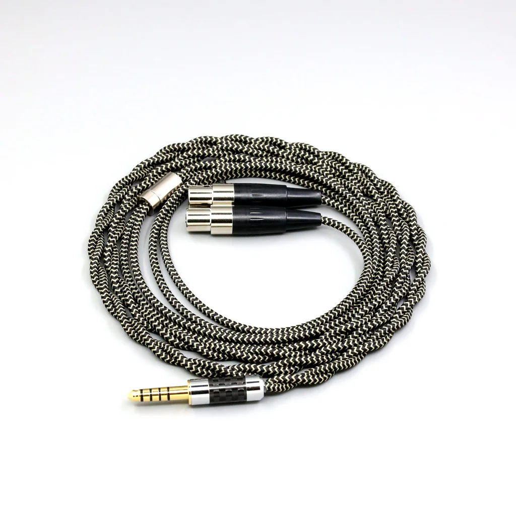 2-ядерный кабель для наушников Litz OFC 2,8 мм с плетеным рукавом для HEDD Air Motion Transformer HEDDphone ONE LN 008069